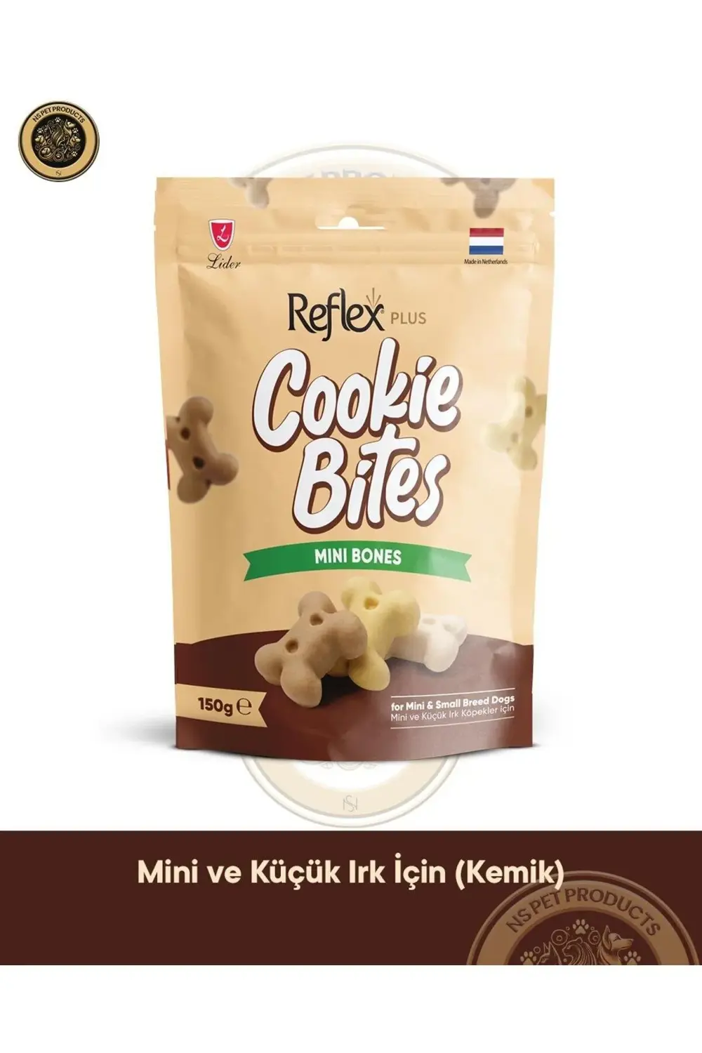 Reflex Cookie Bites Mini Bones 150Gr Köpek Ödül Maması