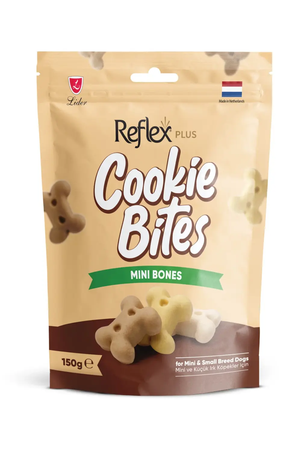 Reflex Cookie Bites Mini Bones 150Gr Köpek Ödül Maması