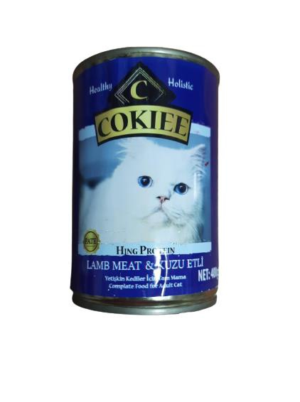 Cookie  Kuzu Etli Pate Yetişkin Kedi Konservesi 400 Gr