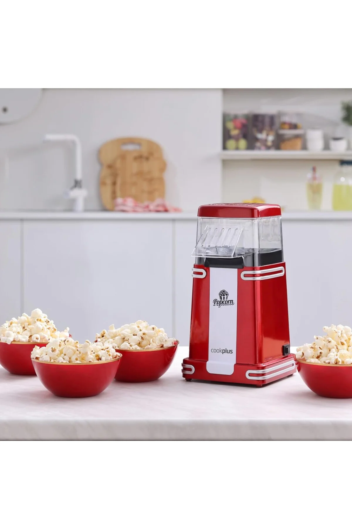 Cookplus Retro Popcorn Makinesi Küçük Cookplus Retro Popcorn Makinesi Küçük
