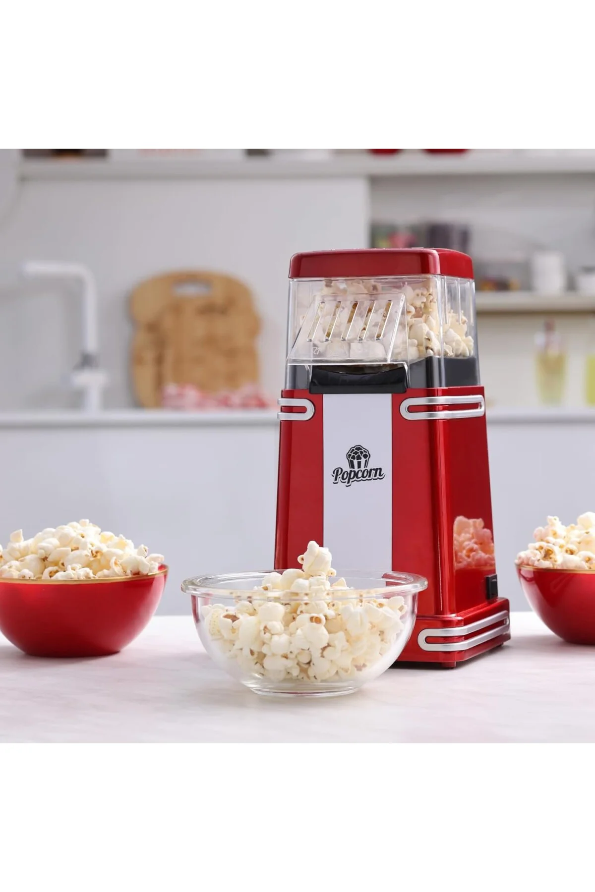 Cookplus Retro Popcorn Makinesi Küçük Cookplus Retro Popcorn Makinesi Küçük
