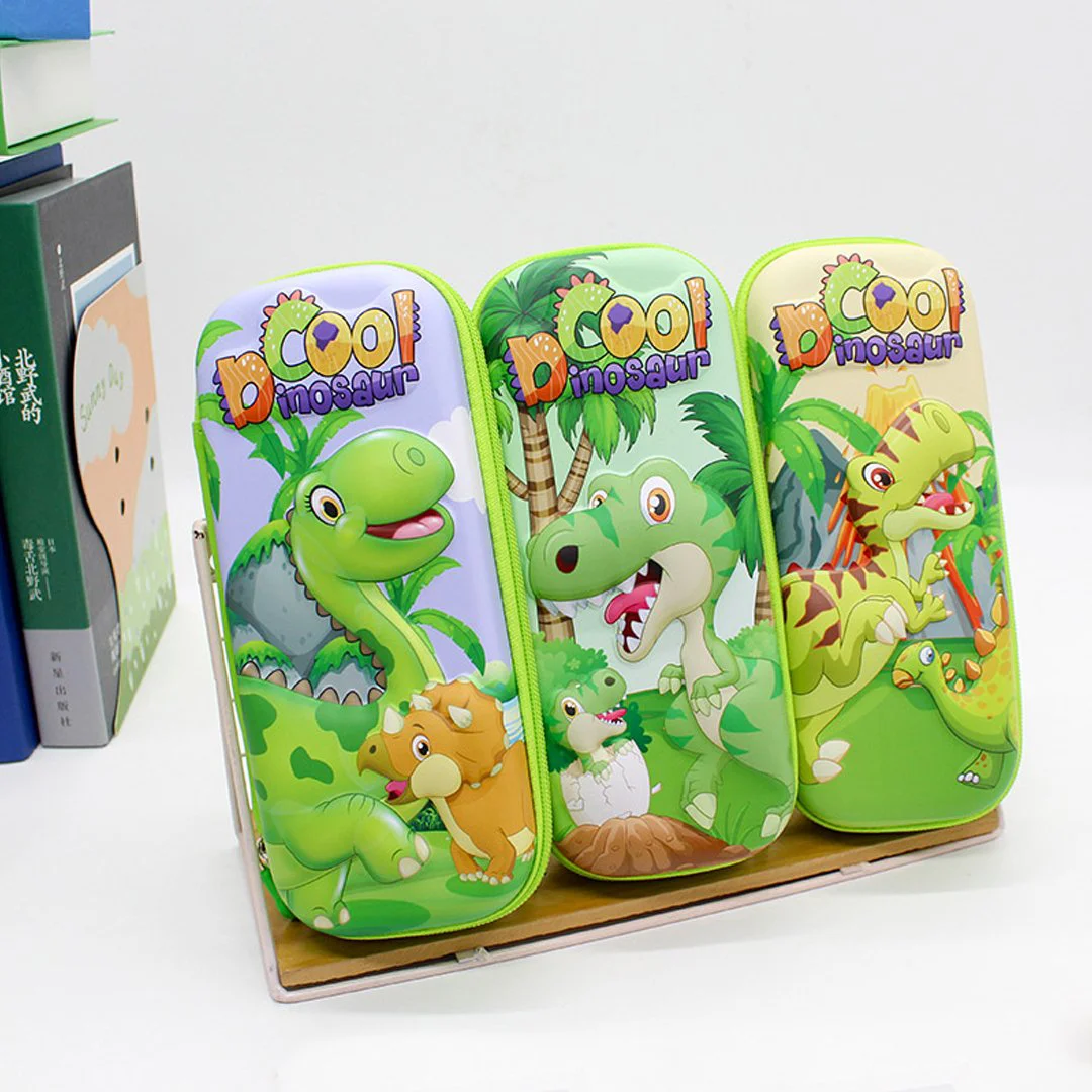 Cool Dinozor Kalem Kutusu 3D Kabartmalı Geniş Kapasiteli Kalemlik Cool Dinozor Kalem Kutusu 3D Kabartmalı Geniş Kapasiteli Kalemlik