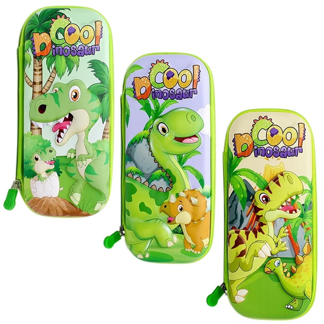 Cool Dinozor Kalem Kutusu 3D Kabartmalı Geniş Kapasiteli Kalemlik Cool Dinozor Kalem Kutusu 3D Kabartmalı Geniş Kapasiteli Kalemlik