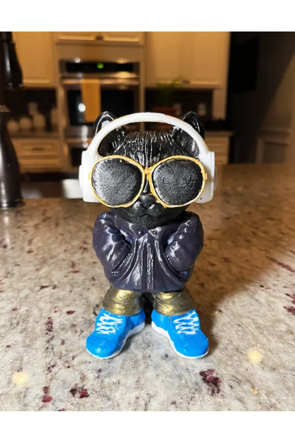 Cool Kedi Masaüstü Dekoratif Obje 13CM