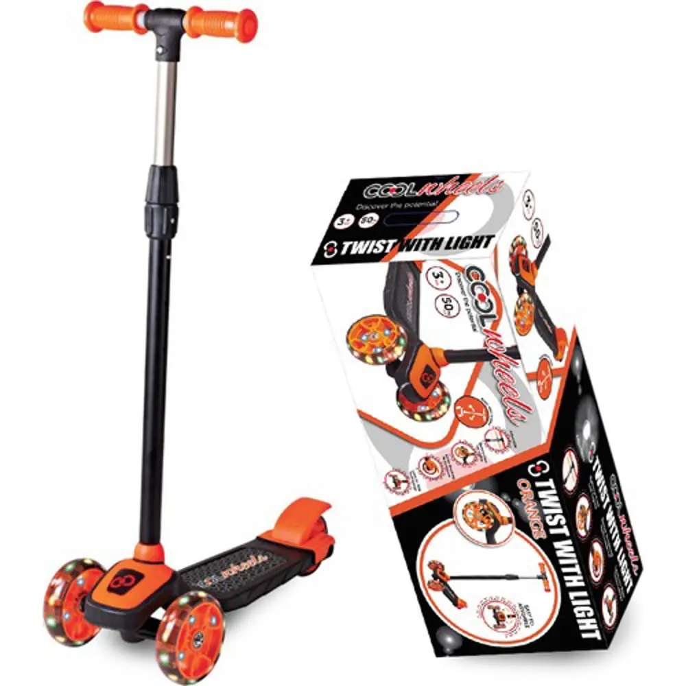 Cool Wheels Işıklı Twist Scooter Turuncu FR58918