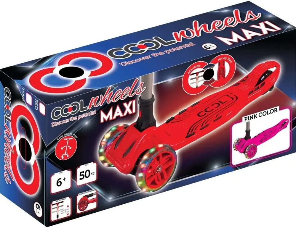 Cool Wheels Maxi Scooter Pembe FR59144
