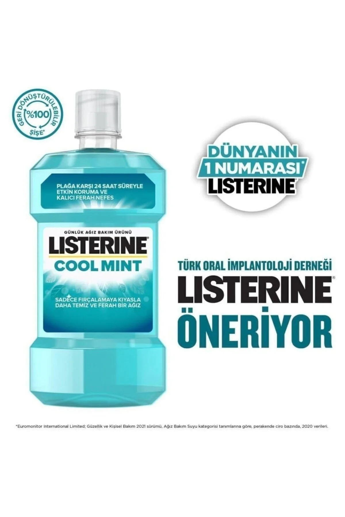 Coolmint Ağız Bakım Suyu 500 ml 250 ml Coolmint Ağız Bakım Suyu 500 ml 250 ml