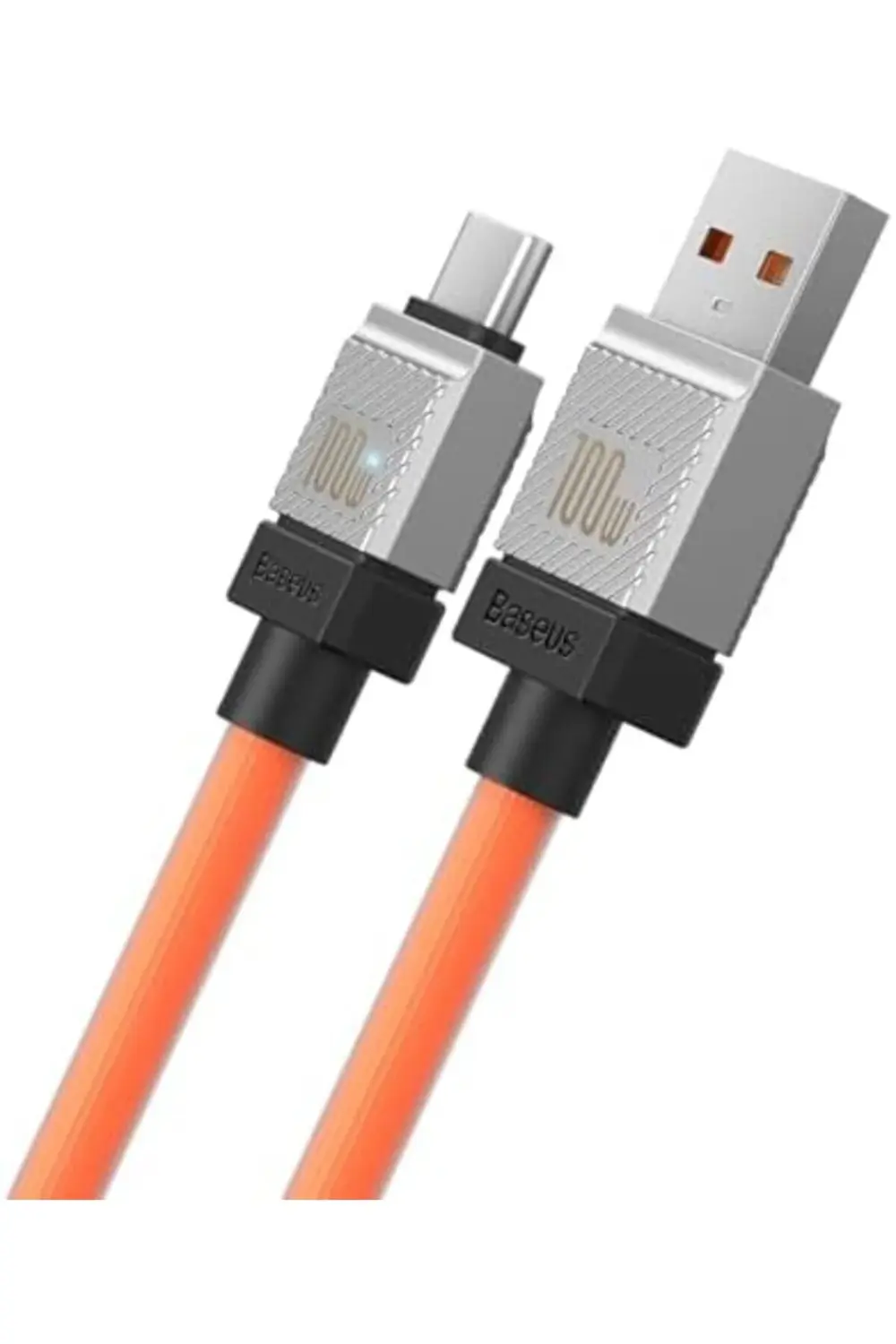 CoolPlay Serisi Hızlı Şarj Kablosu USB to Type-C 100W, 1m, Turunc