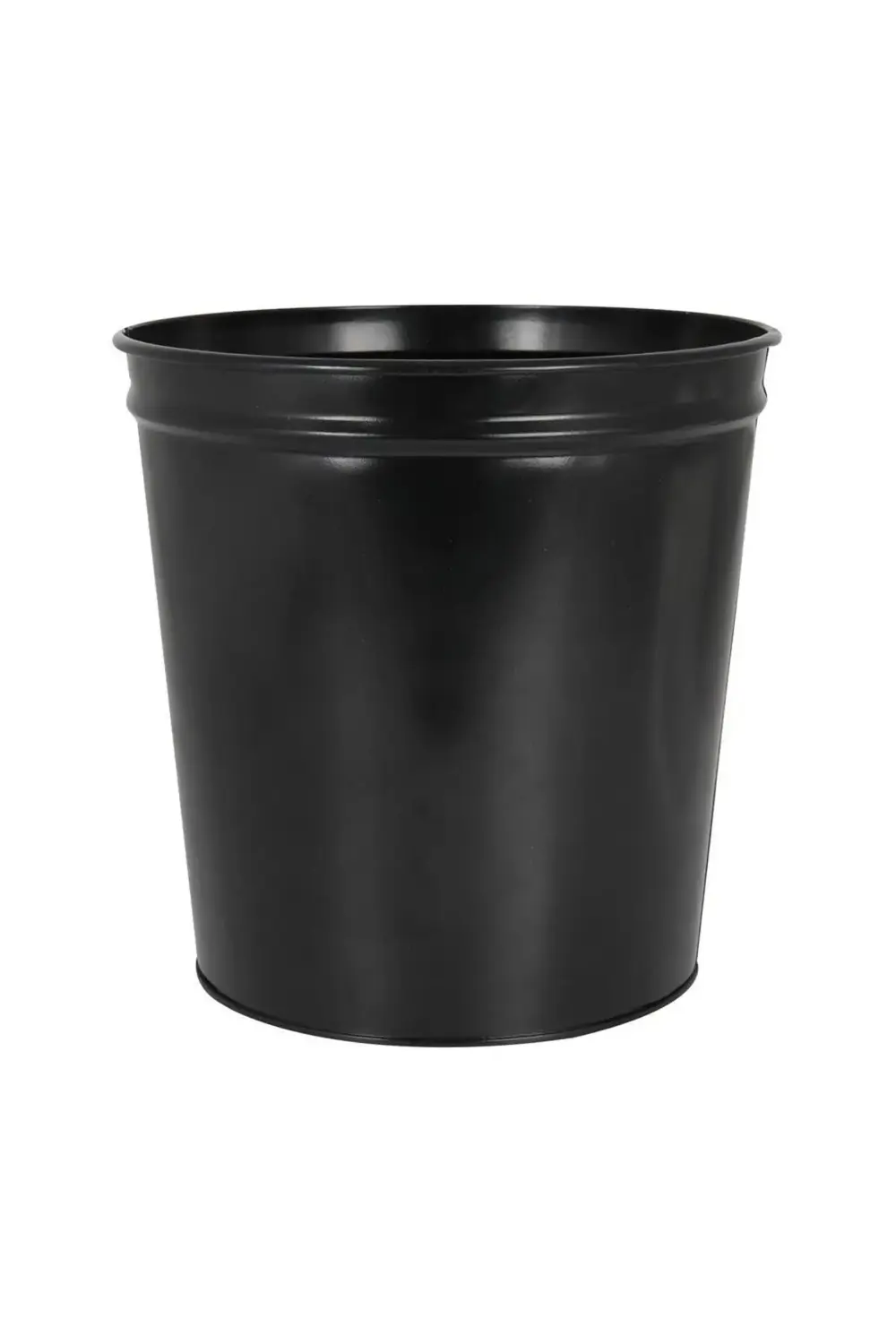 Çöp Kovası Metal Siyah D-1