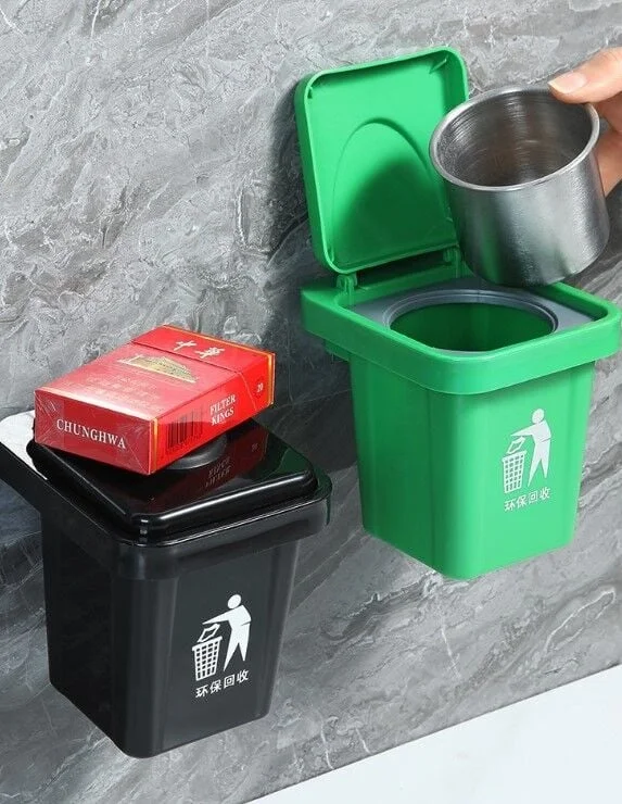 Çöp Kovası Tasarımlı Küllük Çöp Kovası Tasarımlı Küllük