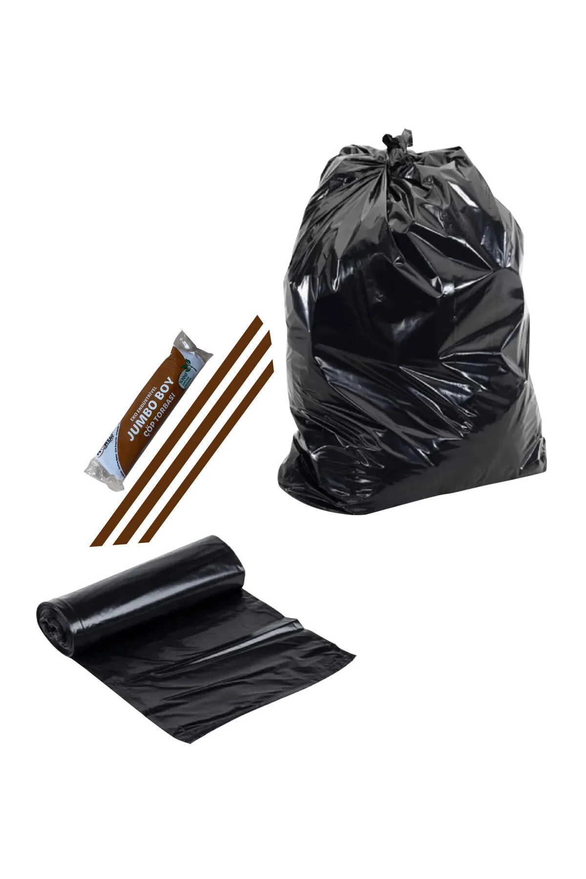 Çöp Poşeti 80*110 Siyah Jumbo 350 Gr 10*10