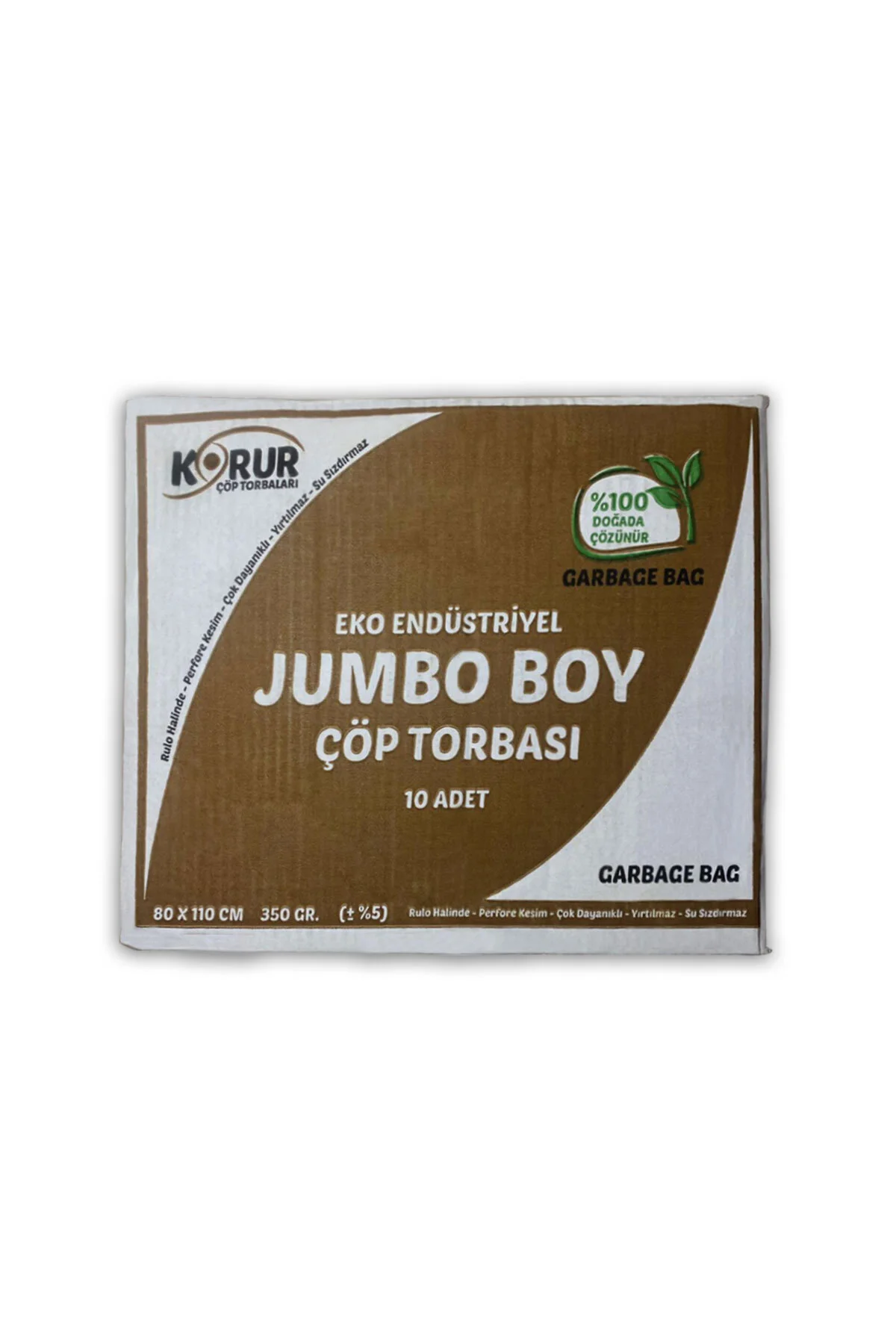 Çöp Poşeti 80*110 Siyah Jumbo 350 Gr 10*10