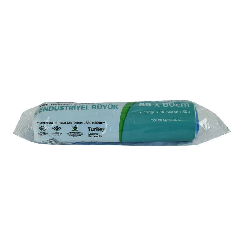 Çöp Torbası Büyük Boy 65x80cm - Dayanıklı Mavi Çöp Torbası Rulo 10 Adet Fiyatı, Yorumları ve Özellikleri