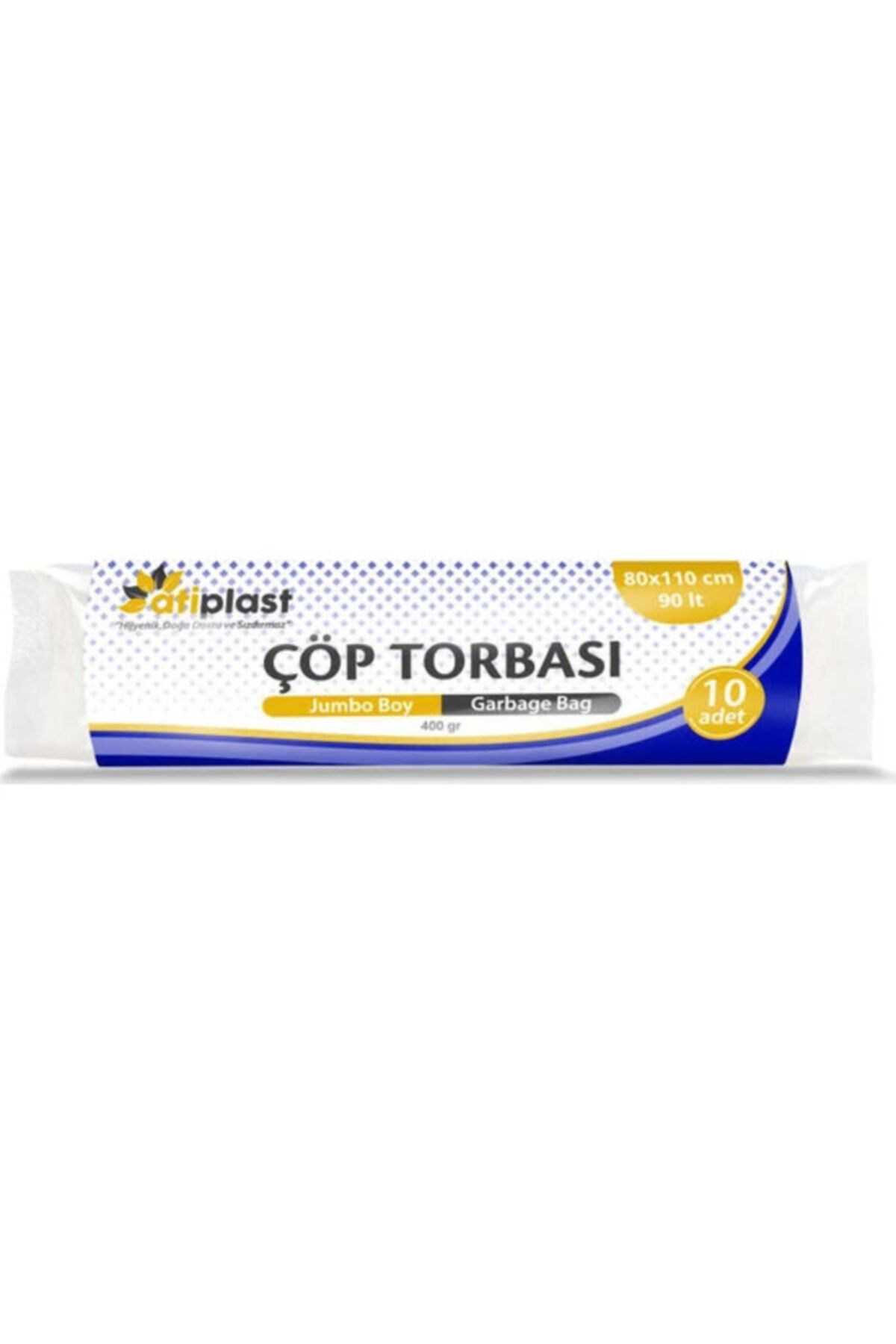 Atiplast Çöp Torbası Endüstriyel Jumbo 80 X 110 Siyah 400 Gr - 5 Paket