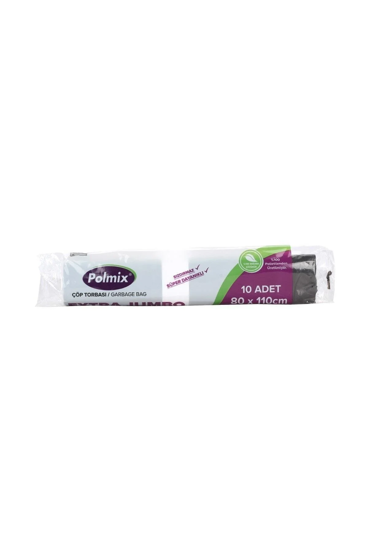 Çöp Torbası Ext Jumbo 80*110 10'lu 300gr P110