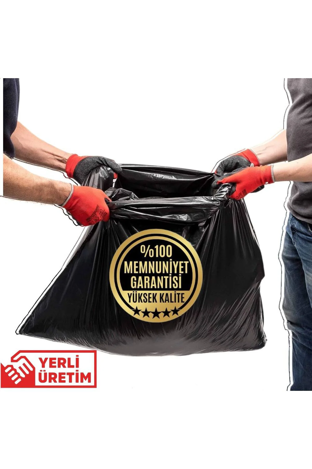 Çöp Torbası Jumbo Boy 20 Rulo 300 gr Çift Kaynak Dayanıklı 80x110