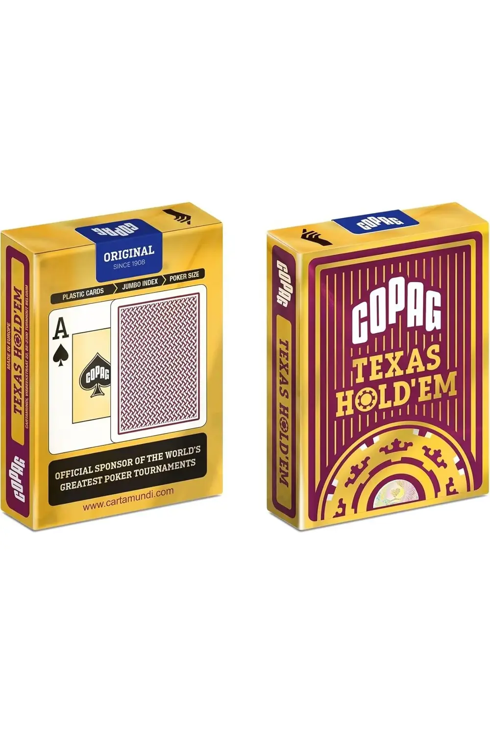 Copag Texas Hold'Em Endeks Oyun Kartları, Siyah 395519