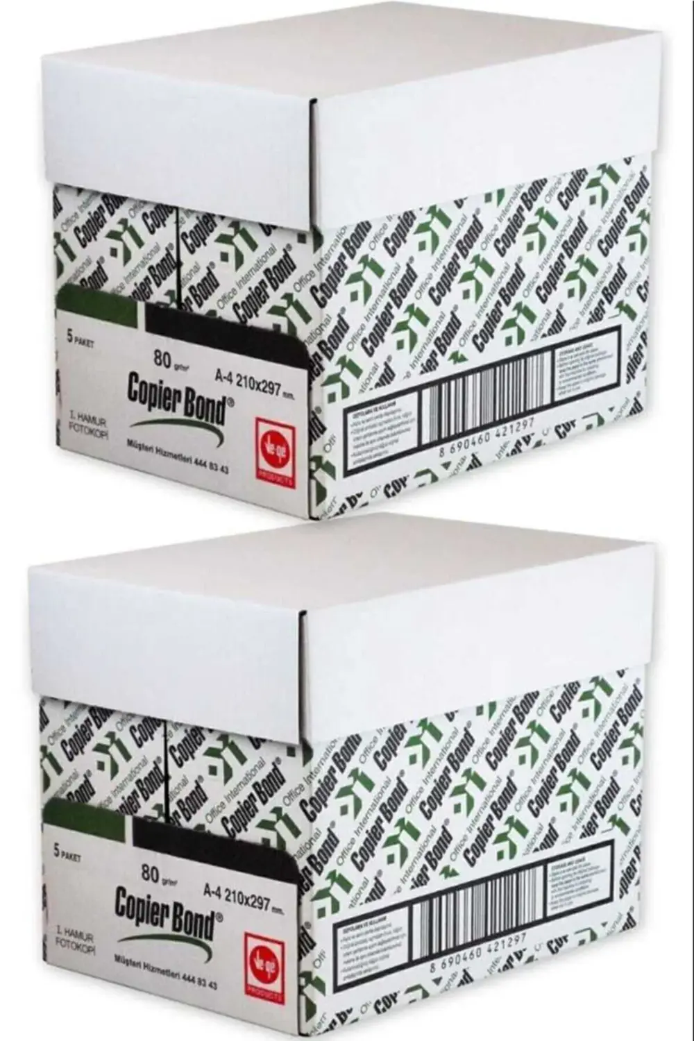 Copier Bond A4 80 Gr/m² Fotokopi Kağıdı 3 Paket 1500 Adet