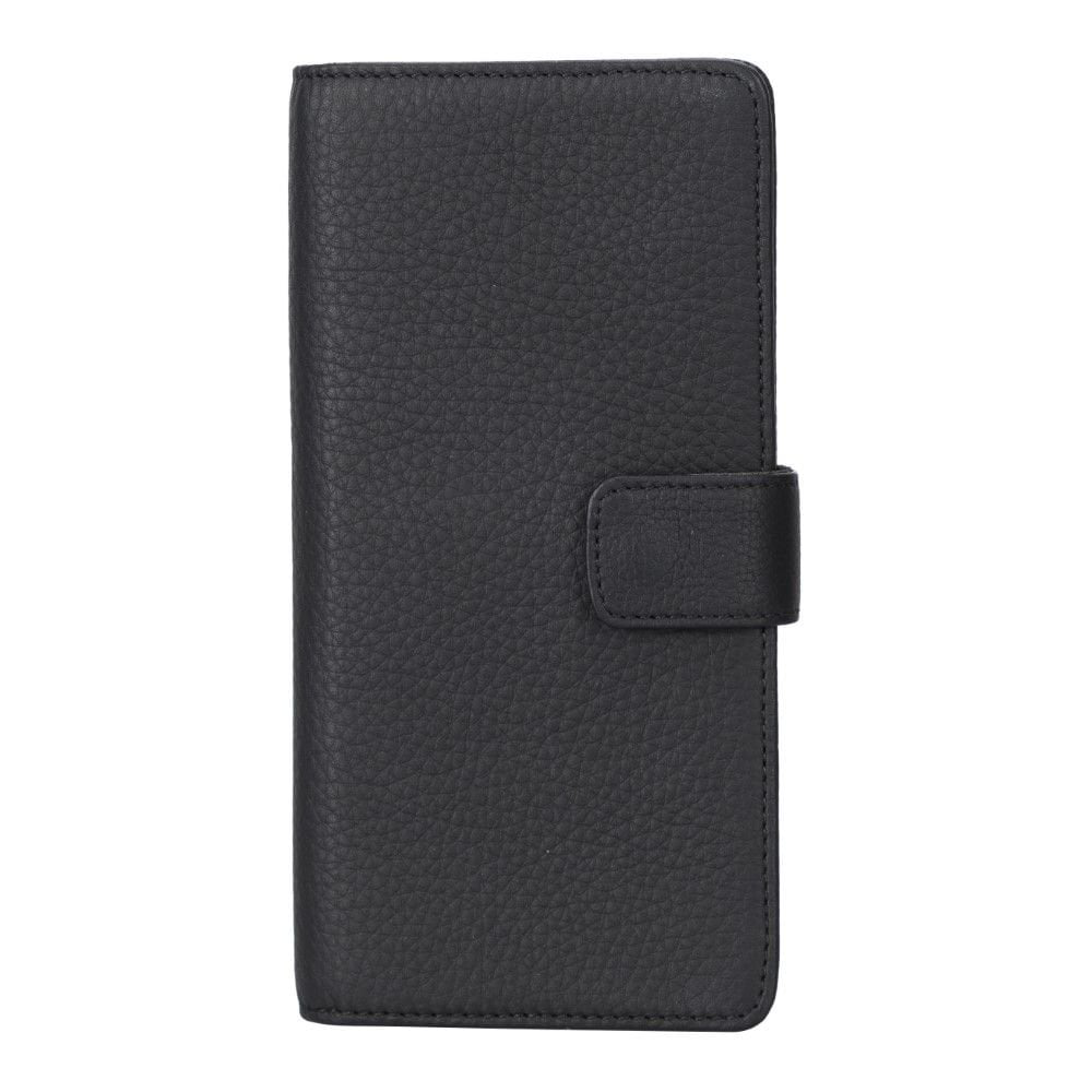 Coppet 6.7 inch Uyumlu Deri Kartlıklı Kılıf ERC1 Siyah