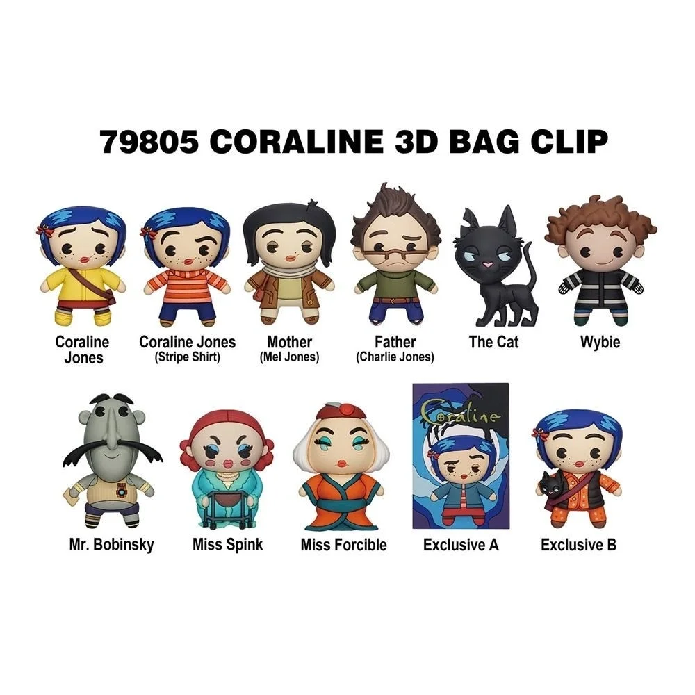 Coraline Klipsli Figür Seri 1 Coraline Klipsli Figür Seri 1