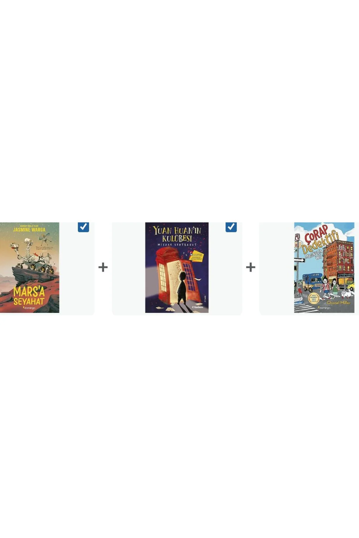 corap dedektifi +yuan huan in klubesi+ marsa yolculuk=(3kitap)