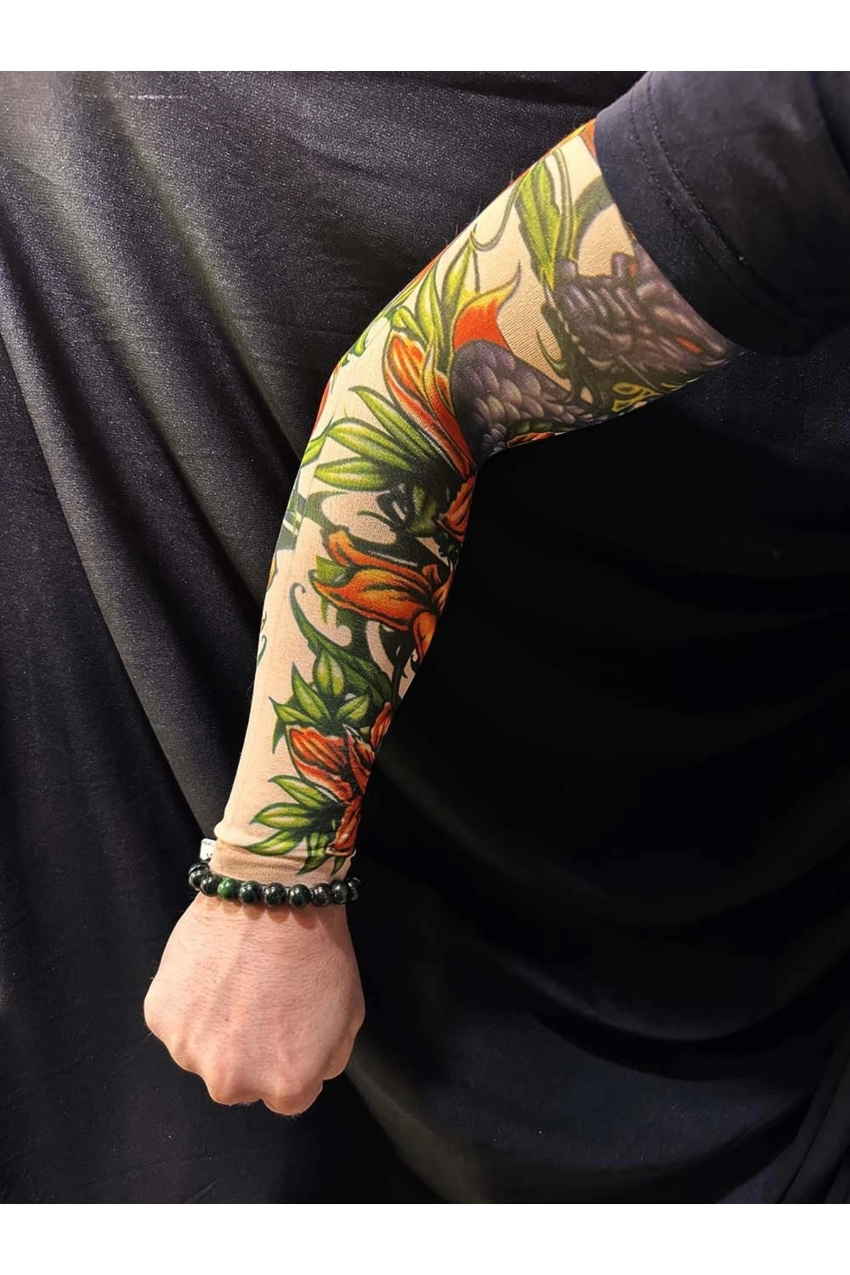 Ynt İthalat Çorap Dövme Giyilebilir Kol Bacak Dövmesi Likralı 2 Adet Model 25