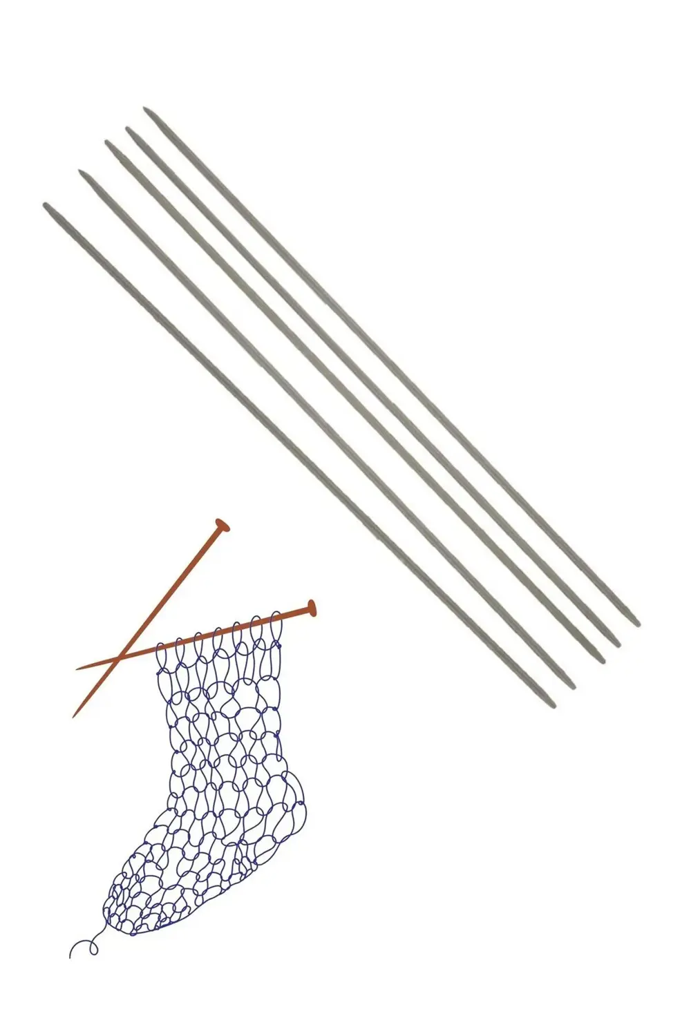 Çorap Şiş Klasik 20 cm 3 Numara