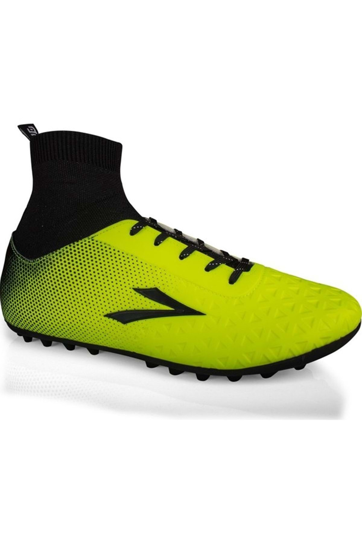 Lig Çoraplı Krampon Simav Siyah Futbol Ayakkabısı