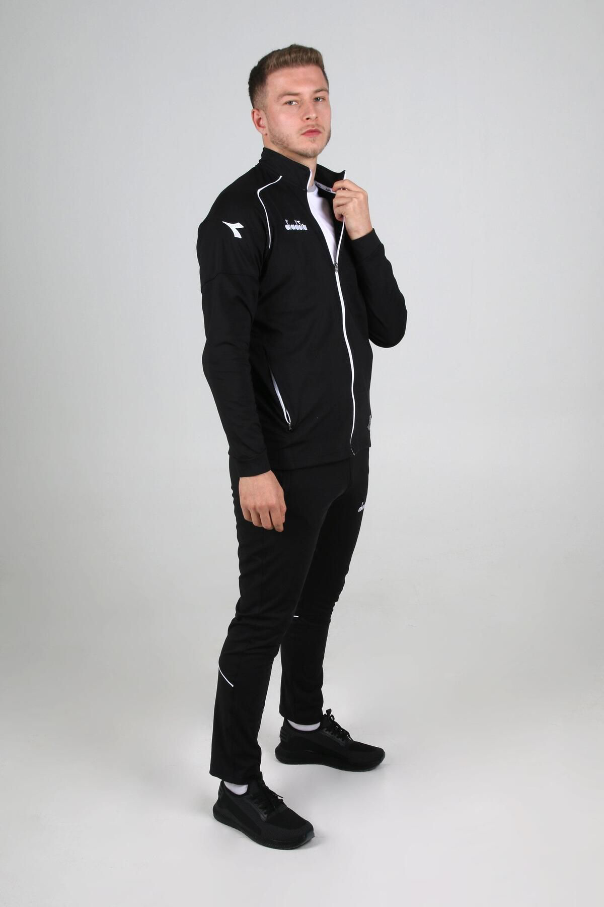 Diadora Core Kamp Eşofman Takımı Siyah