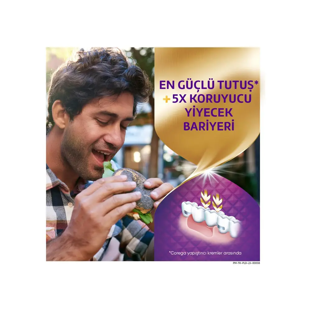 Corega Maksimum Güç Kontrol + Tutuş Diş Protezi Yapıştırıcı Krem Corega Maksimum Güç Kontrol + Tutuş Diş Protezi Yapıştırıcı Krem