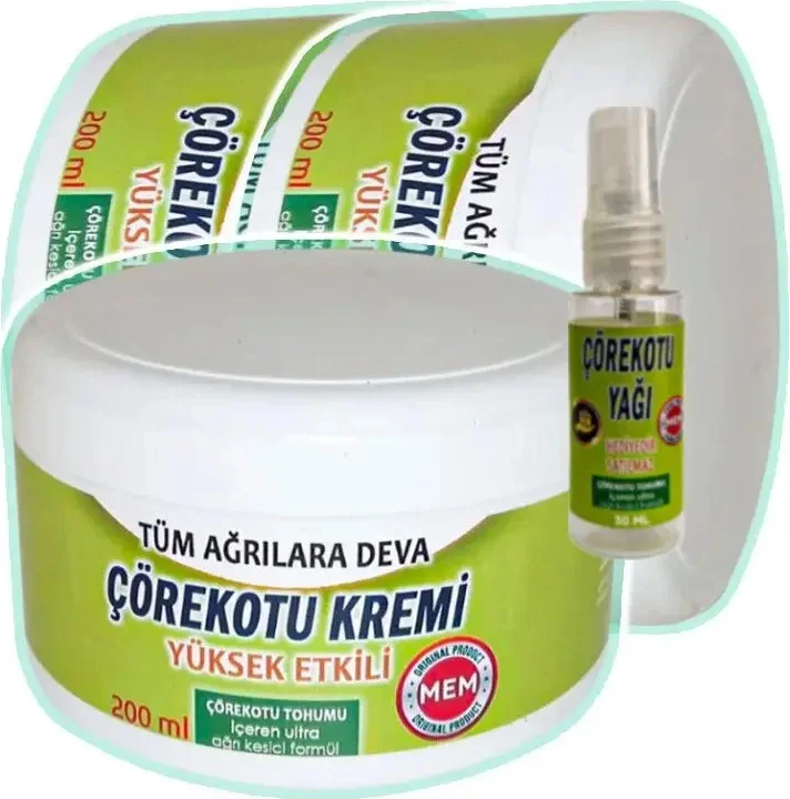 Çörek Otu Bakım Kremi 3X200ml + 30ml Çörek Otu Yağı ile – Cildi Besleyen Doğal Bakım Seti