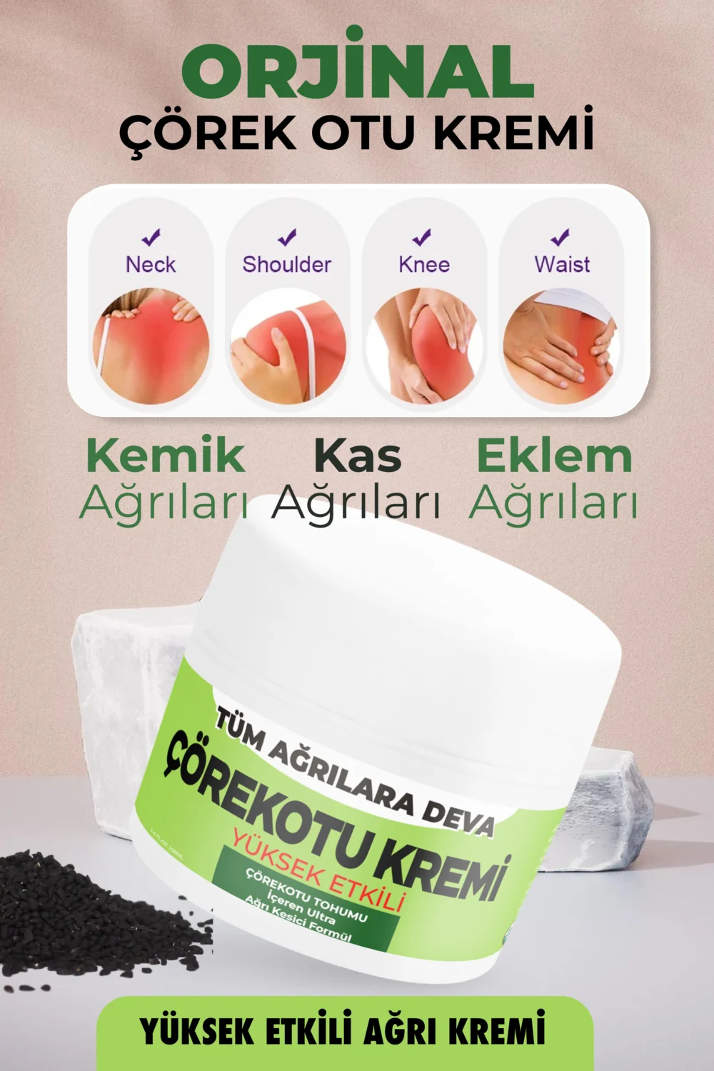 Çörek Otu Krem – Yüksek Etkili Bakım Yapıcı 100 ml Unisex