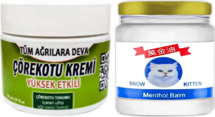 Çörek Otu Kremi 100 ml + Snow Kitten Menthol Balm 50 ml Seti - Doğal Cilt Bakımı