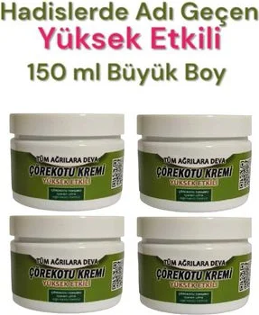 Çörek Otu Kremi 150 ml - 4'lü Paket | Ağrı Kesici Yüksek Etkili Doğal Formül