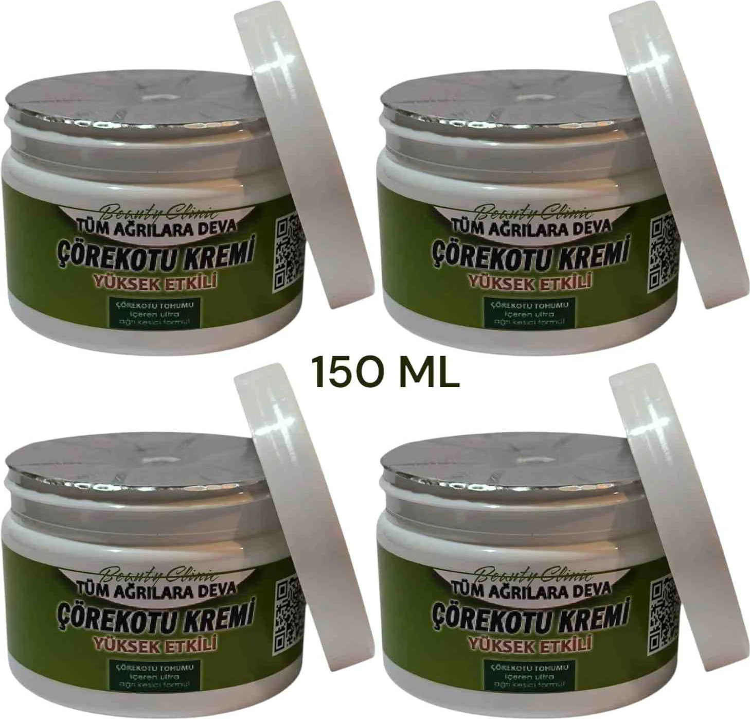 Çörek Otu Kremi 150 Ml * 4 Kutu Büyük Boy – Cildi Besler ve Canlandırır