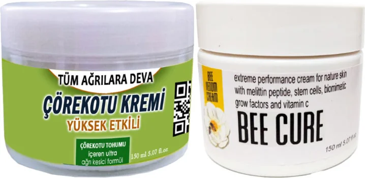 Çörek Otu Kremi 150 ml + Beecure Krem 150 ml / Teskin Krem Seti - Cilt Bakımı