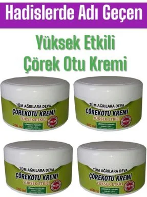 Çörek Otu Kremi 200 ml x 4 Adet - Yüksek Etkili Formül