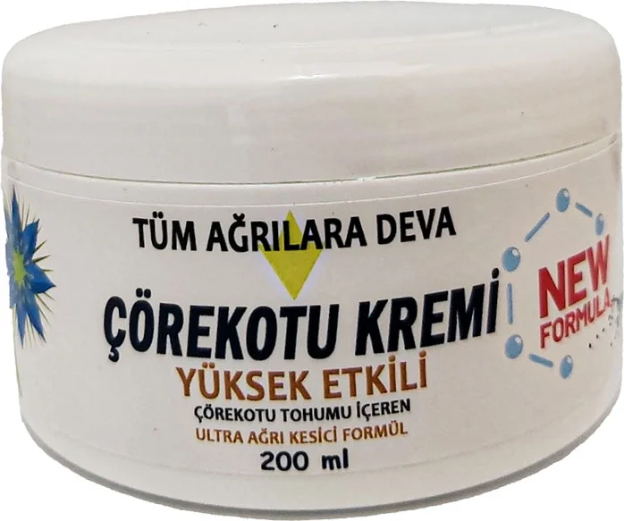 Çörek Otu Kremi 200 ml - Doğal Ağrı Kesici Krem