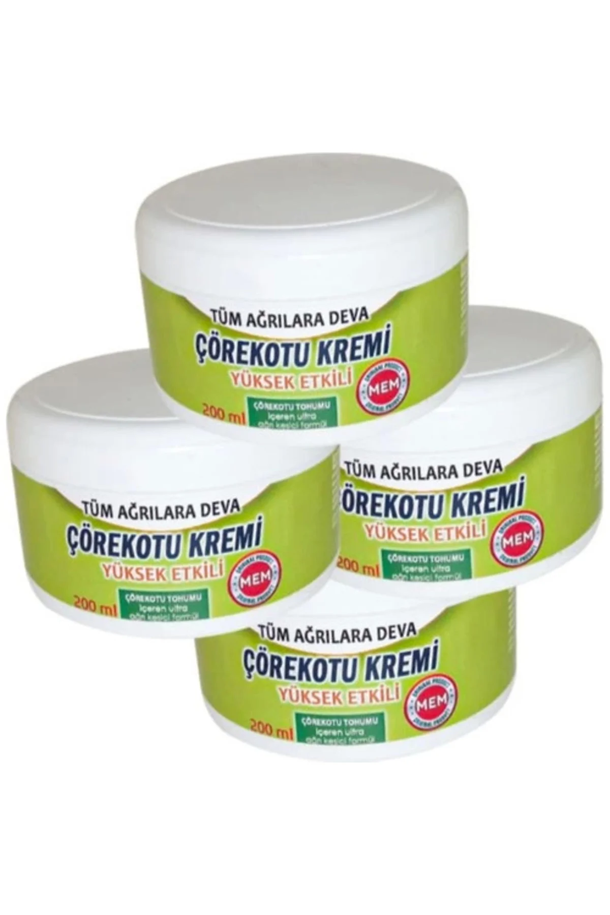 Çörek Otu Kremi 4'lü Green Box 200 ml - Doğal Cilt Bakımı