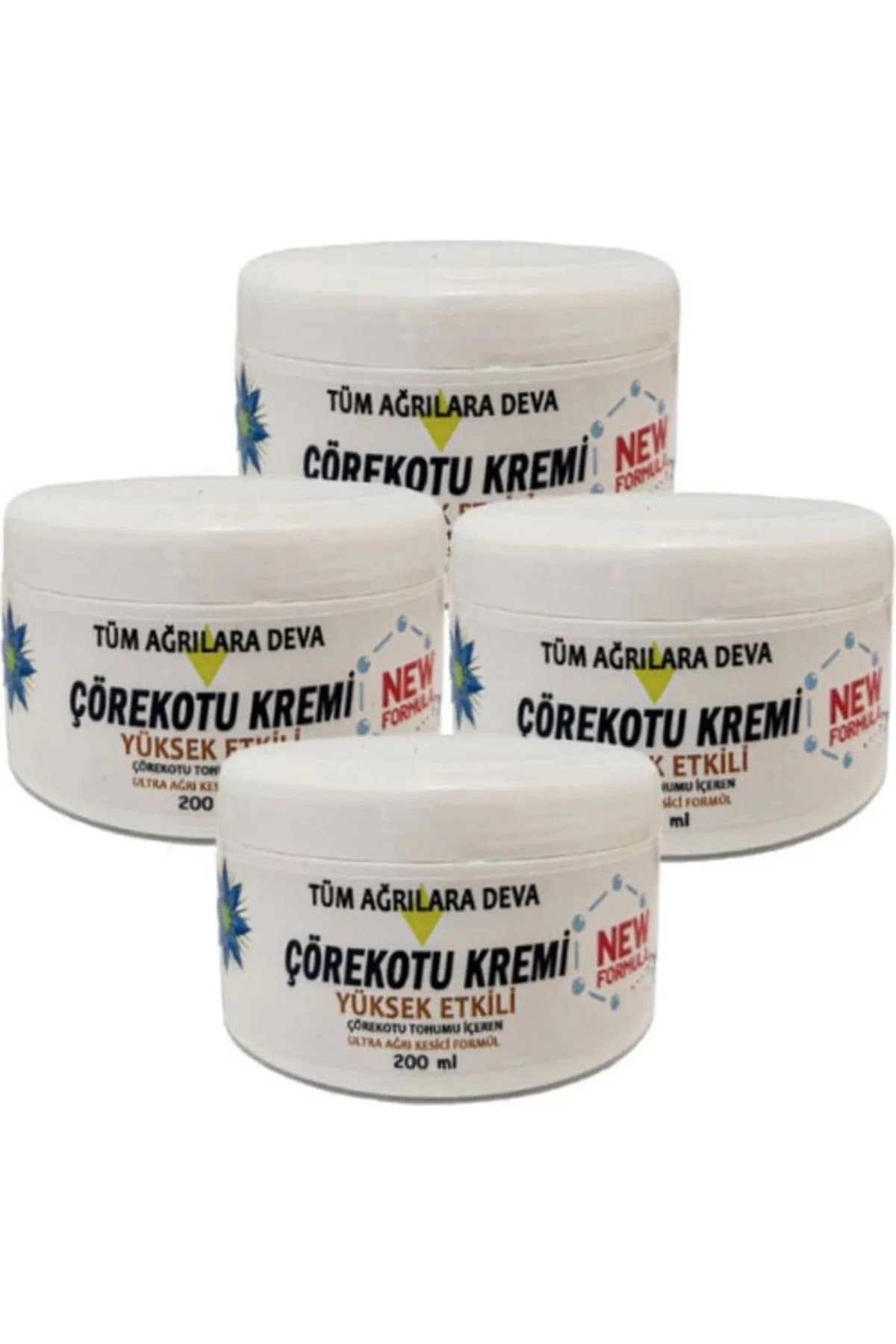 Çörek Otu Kremi - 4'lü Paket (4x200 ml) | Doğal Cilt Bakımı