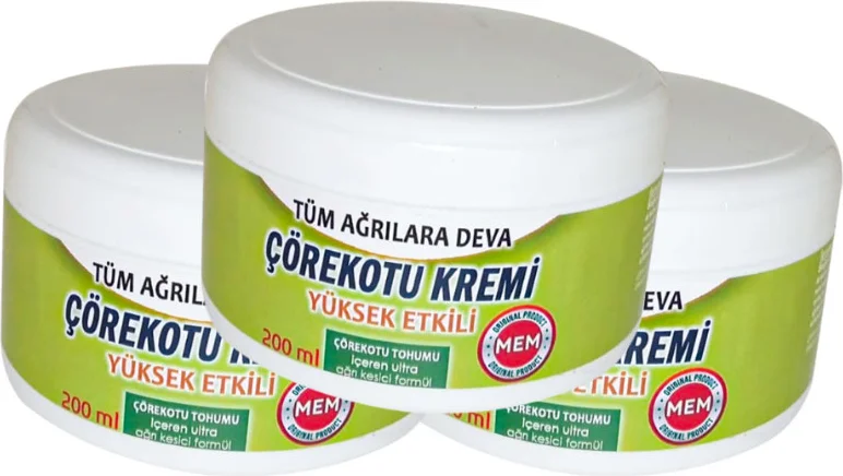 Çörek Otu Kremi Green Box 200 ml Teskin Kremi 3 Adet | Cilt Bakımı