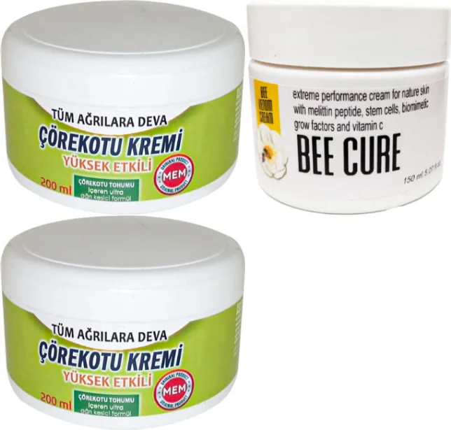 Çörek Otu Kremi Seti | Cildi Derinlemesine Besleyen 2x200 ml + 150 ml Beecure Krem Seti