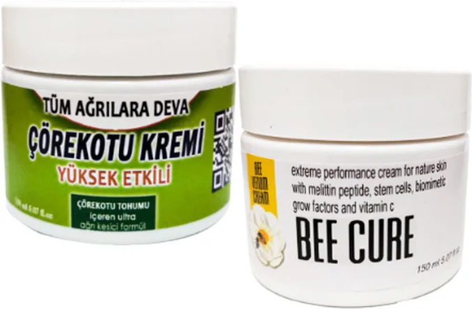 Çörek Otu Kremi Seti - 2 Adet 100 ml + Bee Cure 150 ml / Vücut Ağrılarına
