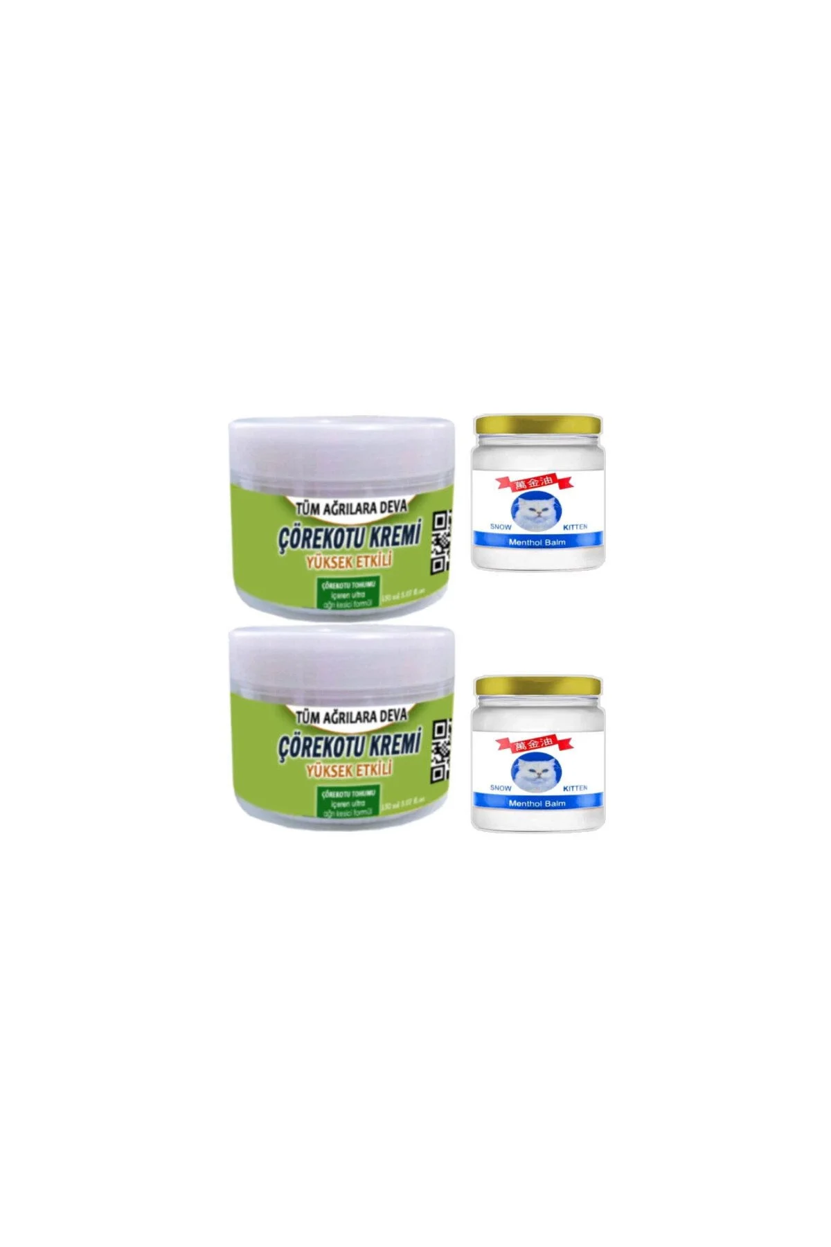 Çörek Otu Kremi + Snow Kitten Menthol Balm | Rahatlatıcı İkili Set