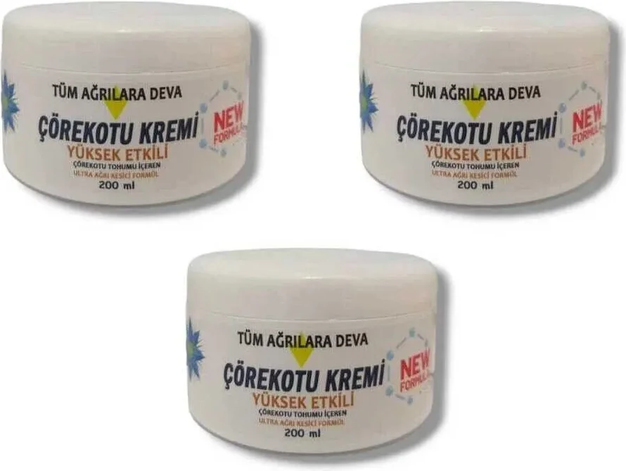 Çörek Otu Kremi Ultra Formul – Cilt Bakımında Doğal Şifa 200 ml 3 Adet