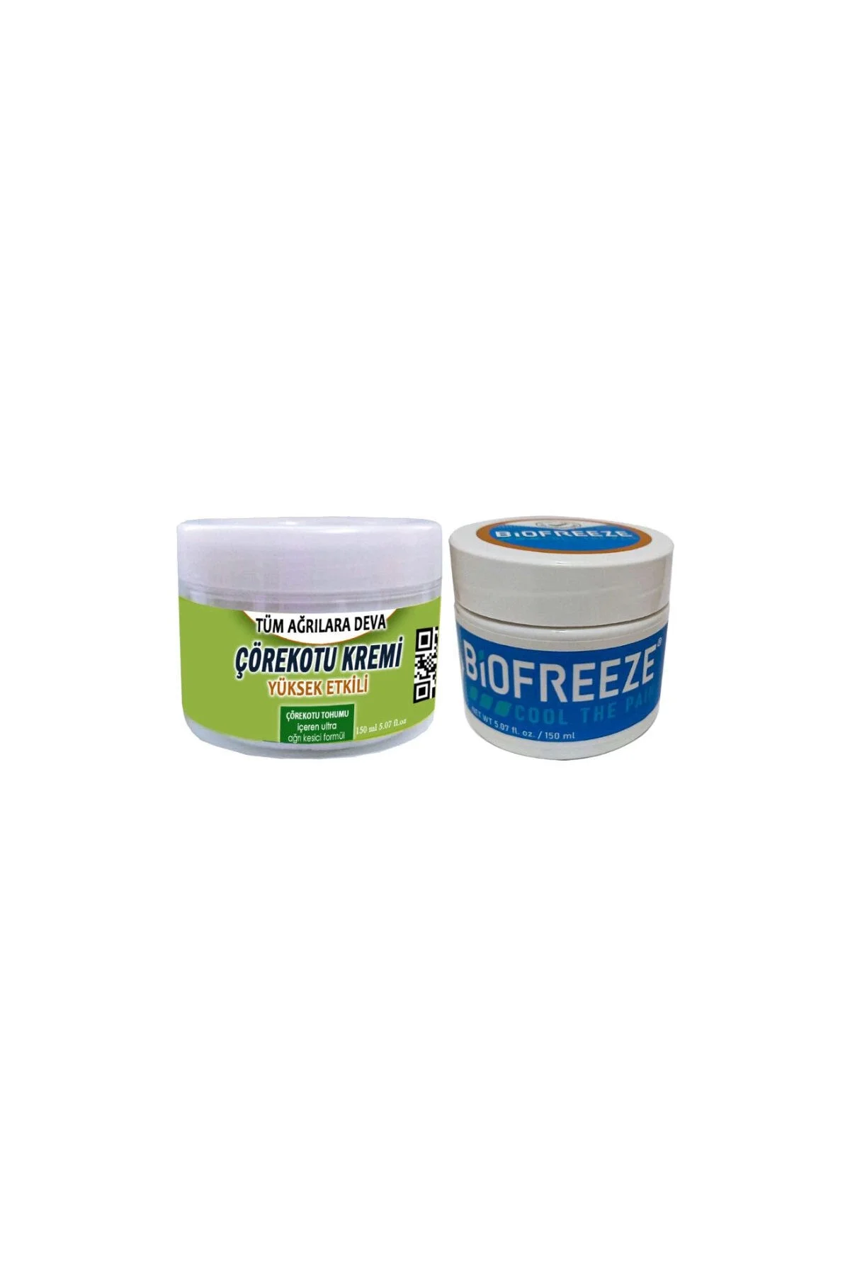 Çörek Otu Kremi ve Biofreeze Cool The Cream – Cilt Bakımında Doğal Çözüm 150 ml + 150 ml