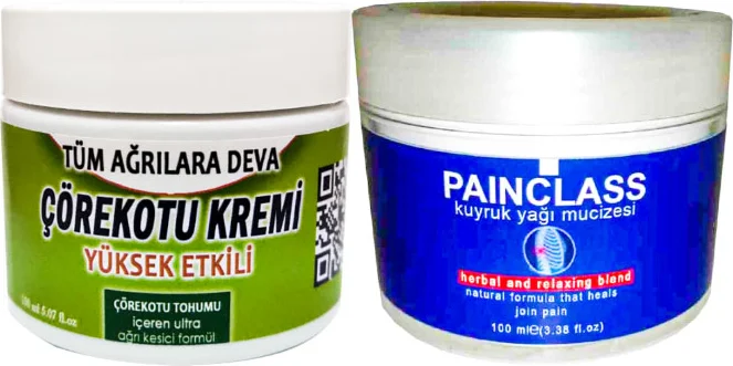 Çörek Otu + Kuıyruk Yağı Kremi 2'li Set – 2x100 ml Teskin Kremi