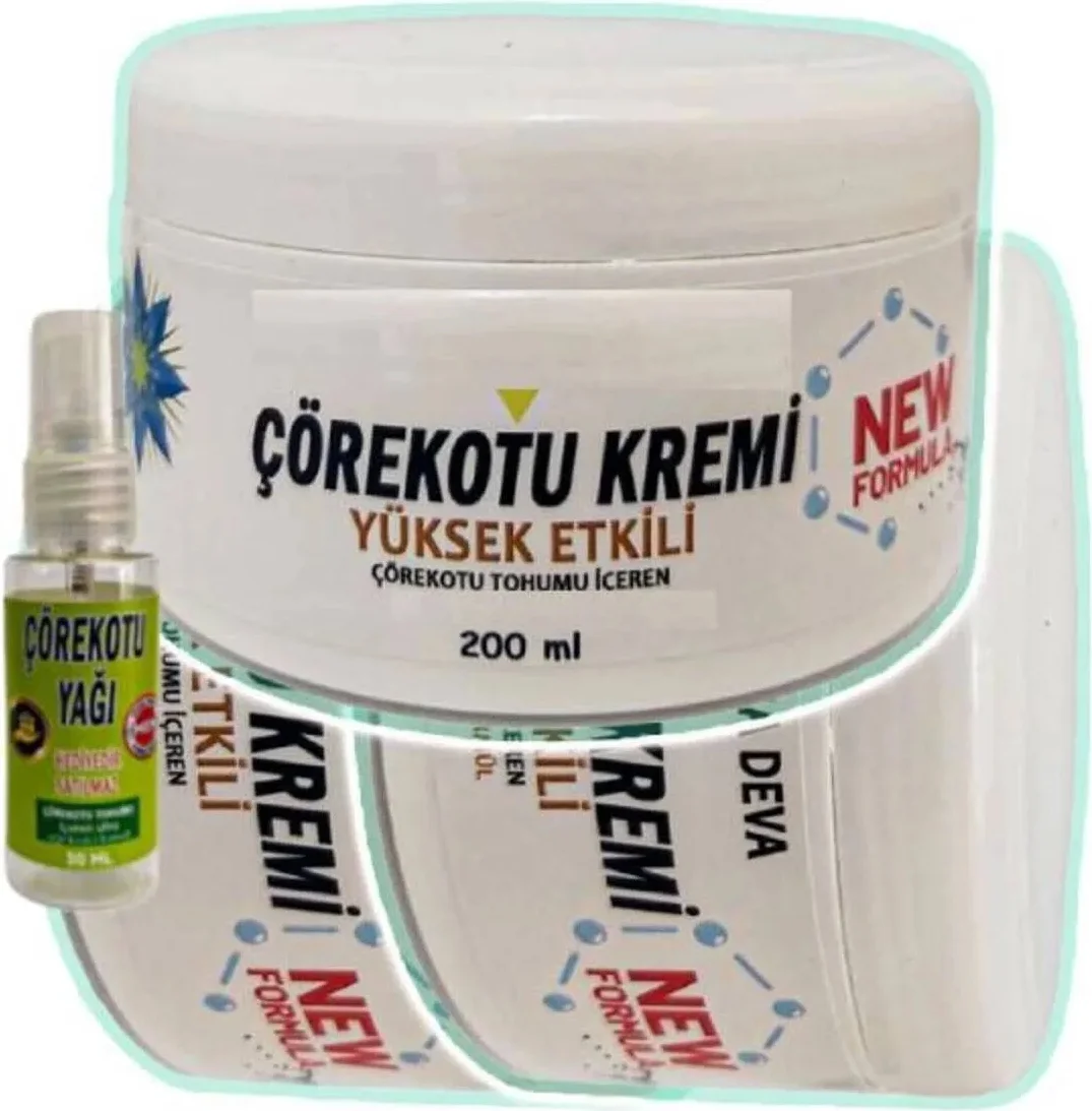 Çörek Otu Masaj Bakım Kremi 3x200ml + 30ml Çörek Otu Yağı ile Fiyatı, Yorumları ve Özellikleri