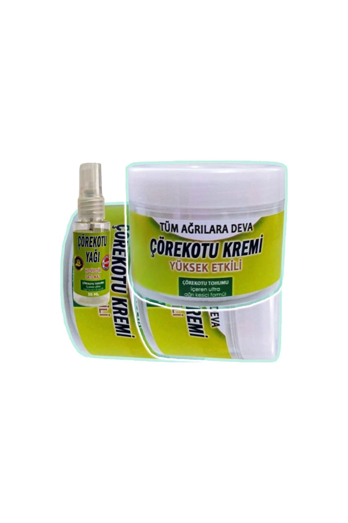Çörek Otu Rahatlatıcı Krem 3x100 ml + 30 ml Çörek Otu Yağı - Doğal Cilt Bakımı