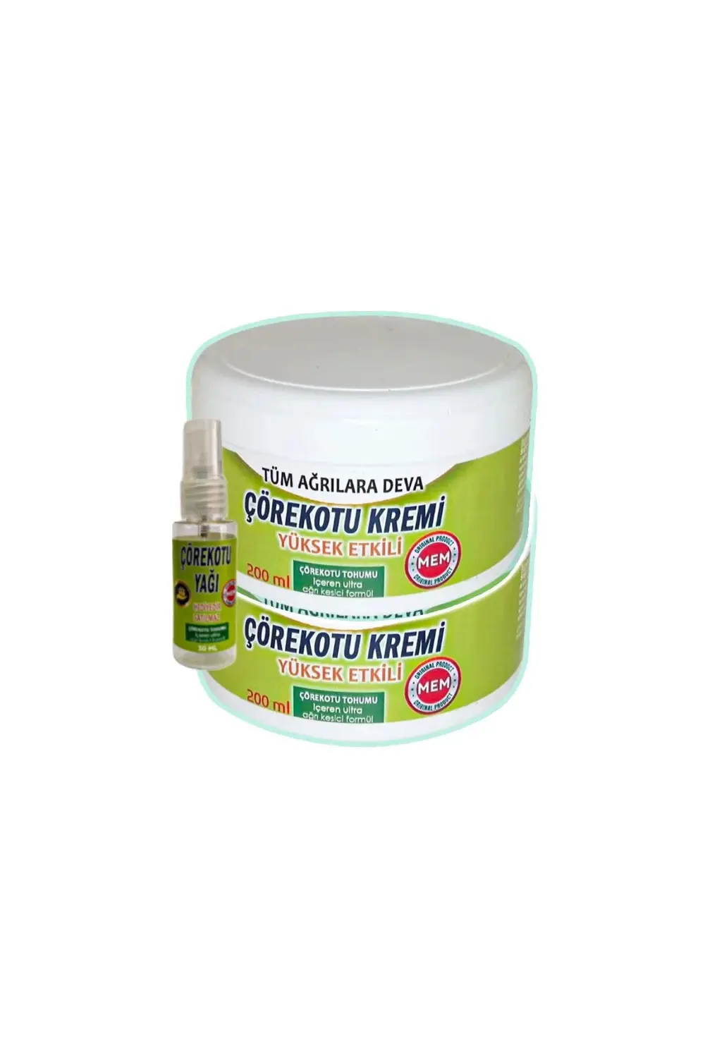 Çörek Otu Rahatlatıcı Bakım Kremi 2x200 ml+30 ml Çörek Otu Yağı i